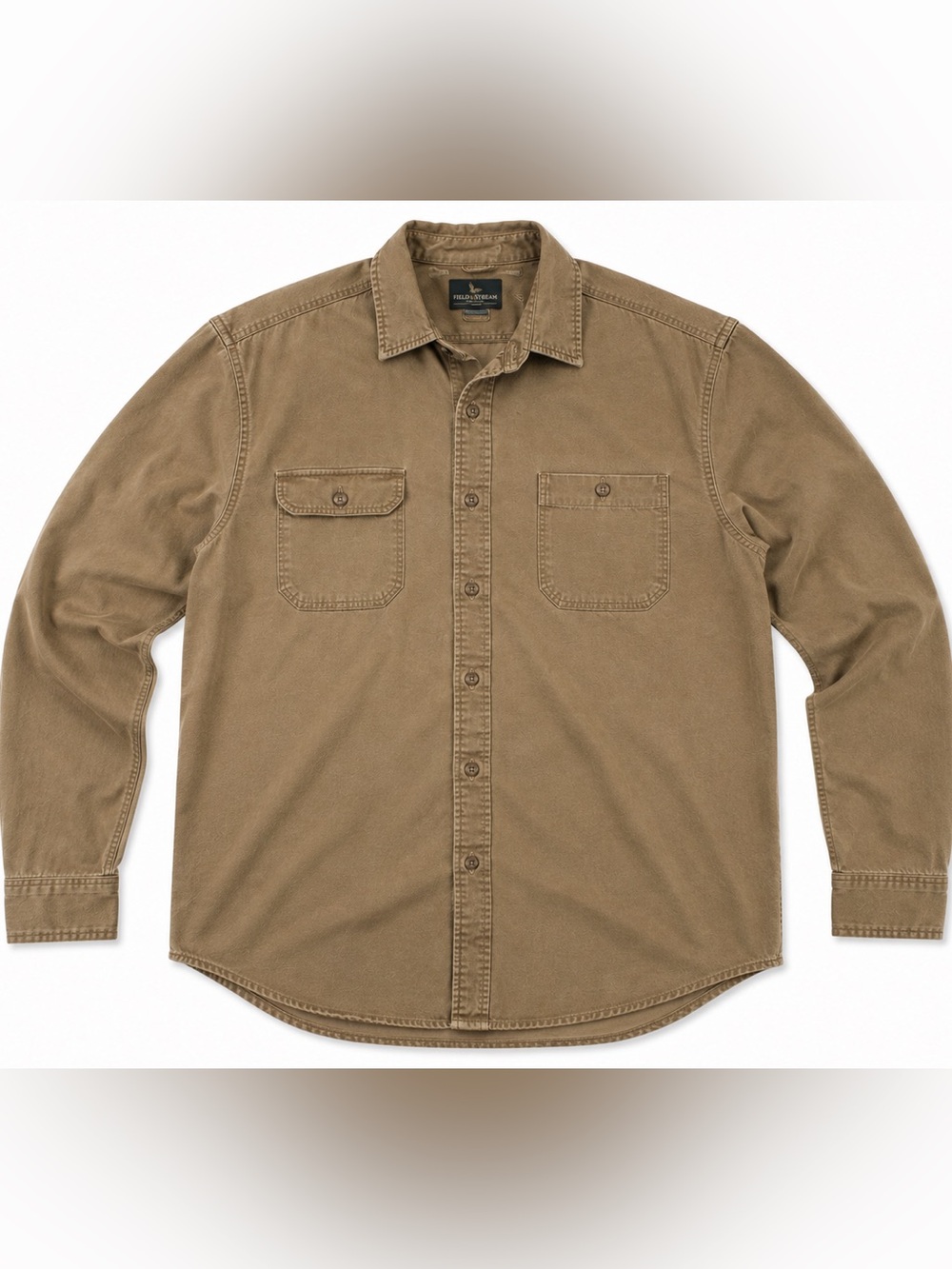 Vtg 70s 80s Deerskin Melton Shirt Co Chamois Flannel Shirt Mens Size L USA Made